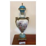 19th CENTURY SEVRES STYLE PORCELAIN URN 27 i