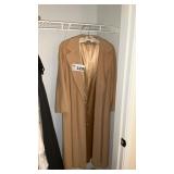 WOMENS LONG CASHMERE COAT M-L