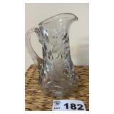 HEAVY GLASS PITCHER