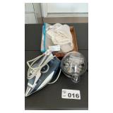EGG COOKER, LAUNDRY BAG, IRONING PAD, IRON