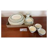 WEDGEWOOD CREAM CELADON DISHES