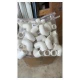 160 PIECES, 3/4 INCH PVC ELBOWS