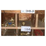 9 BINS VALVES, FITTINGS, BINS NOT INCLUDED