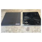 2 BLACK PLASTIC AIR CONDITIONER BASES 36 x 36