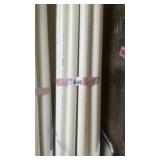 17 PIECES, 2 INCH PVC PIPE, 10 FEET LONG