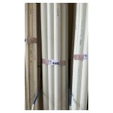 13 PIECES, 2 INCH PVC PIPE, 10 FEET LONG