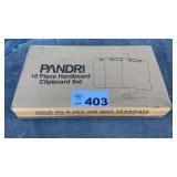 16 PC CLIPBOARDS. NIB