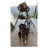 RIGID 300 PIPE THREADER ON STAND, MISC ACCESSORIES