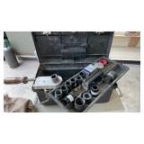 PLASTIC TOOL BOX W CONTENTS