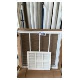 LOUVERED PANEL, 24 INCH SQUARE, ALSO 14 x 16