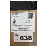 3/4 PVC TEE, FULL BOX