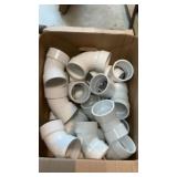 4 INCH, PVC ELBOWS AND COUPLERS