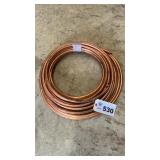 3/8 COPPER TUBING APPX 60 ft