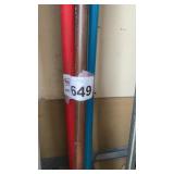 4 PIECES, 3/4 PEX TUBING, 10 FEET LONG
