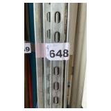 8 PIECES,  1 1/2 WIDE SLOTTED CHANNEL STEEL, 10