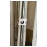 7 PIECES, 3/4 INCH GALVANIZED CONDUIT PIPE, 10