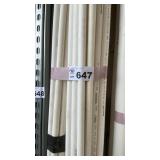 45 PIECES, PVC PIPE, 10 FEET LONG 3/4 INCH