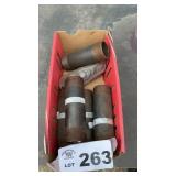1 1/2, x 6 FITTINGS, BLACK