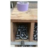 13 BINS 1/2 PIPE NIPPLES, CLOSE NIPPLES TO 8