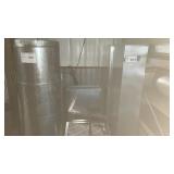DUCTWORK PIECES, 2 ROUND 12 INCH DIAMETER,