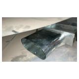 1 pc  AIR TRANSITION DUCT WORK 24", 1 OVAL 12"