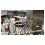 PVC PRIMER, HANGING FILE HOLDERS, AC WIRE,  2
