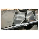 4 pcs AIR TRANSITION DUCT WORK  16"