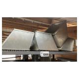 4 pcs AIR TRANSITION DUCT WORK. 2 10", 2 12ï¿½