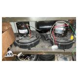 BLOWER MOTORS, FAN PARTS, MOUNTING BRACKETS