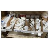 ASSORTMENT OF PVC BUSHING, FITTINGS