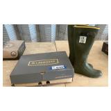 LACROSSE GRANGE CLEATED 18 INCH BOOTS, SIZE 7