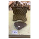 2 PISTOL CASES, HARD PLASTIC