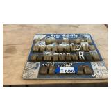 STICK-ON LETTERS AND NUMBERS, 3 INCH