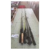 GROUP OF 7 FISHING RODS