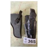 2 PISTOL HOLSTERS