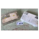 2 PLASTIC ORGANIZERS, SOME LASER BORE ALIGNMENT