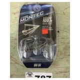 MONTECH 100 grain BROADHEAD ARROW TIPS