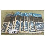 LETTERS AND NUMBERS, STICK ON