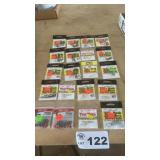ASSORTMENT OF FISHING HOOKS, SPLIT SHOT