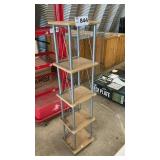 5 SHELF DISPLAY UNIT, 10 x 10, 48 TALL