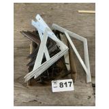 BRACES, PEG BOARD BRACKETS