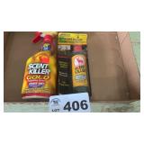 2 BOTTLES SCENT KILLER