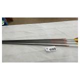 4 OUTLAW ARROWS, 33 LENGTH