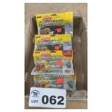 4 BAGS POWERBAIT, CHIGGER CRAW, HOLLOW BELLY