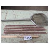 FISHING NET, 4 BOW SAW BLADES