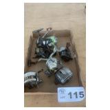 6 REELS, ZEBCO SHAKESPEARE, SHIMANO,