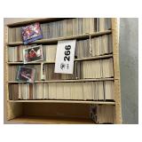 Large box of baseball cards