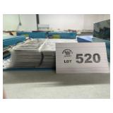 large binder of football cards