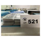 large binder of football cards