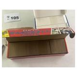 4 boxes of baseball cards and Cardinals Deck of